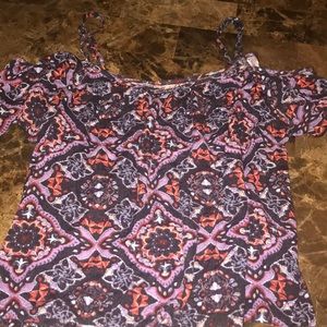 Colorful pretty designed spaghetti strap shirt